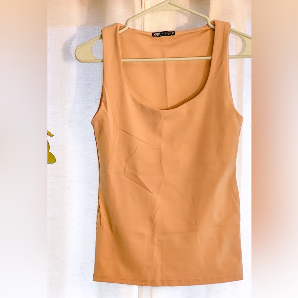 Like New Zara Nude top